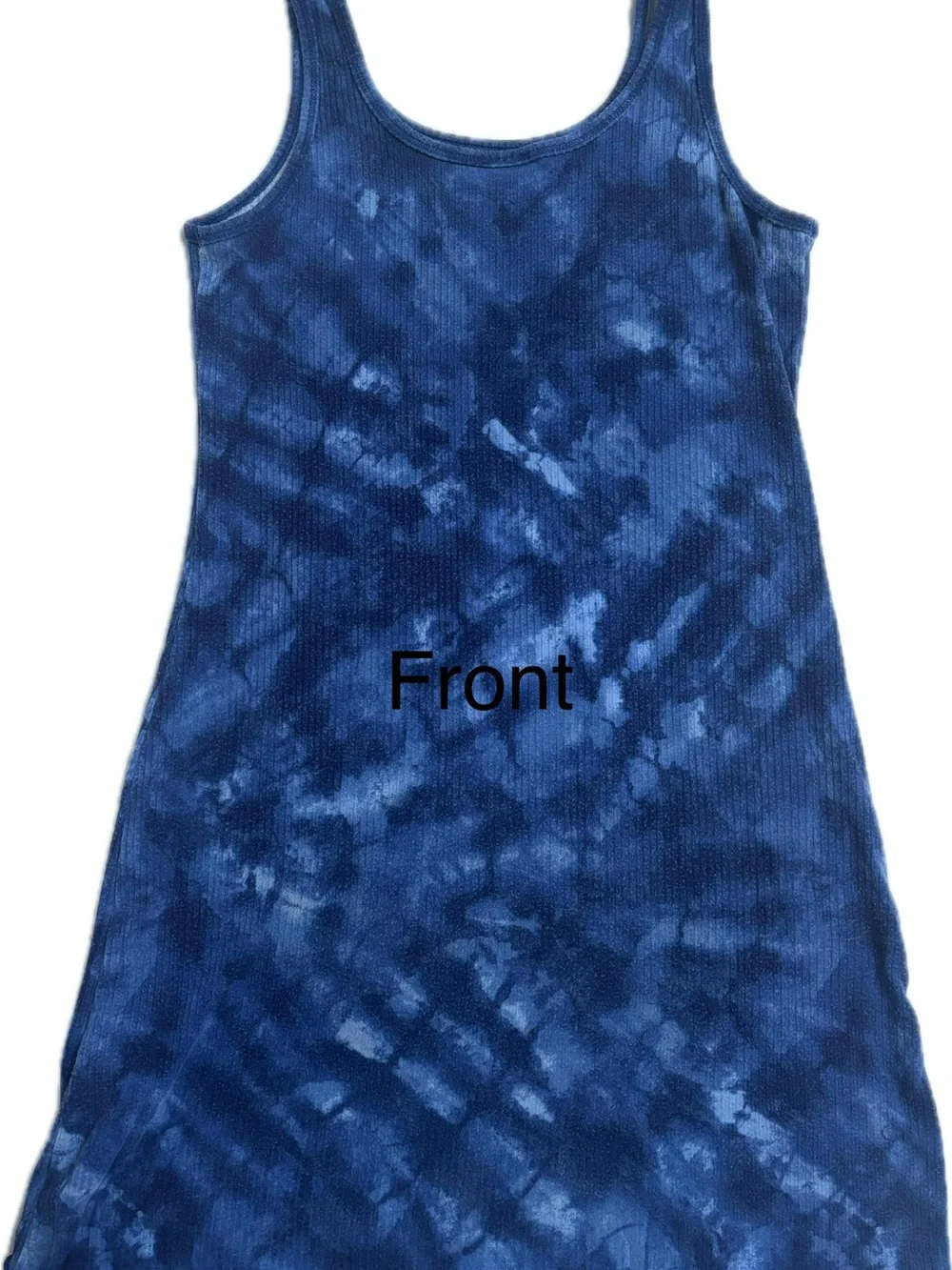 abercrombie kids Blue Tie-Dye Ribbed Tank Dress or Swim Cover Up